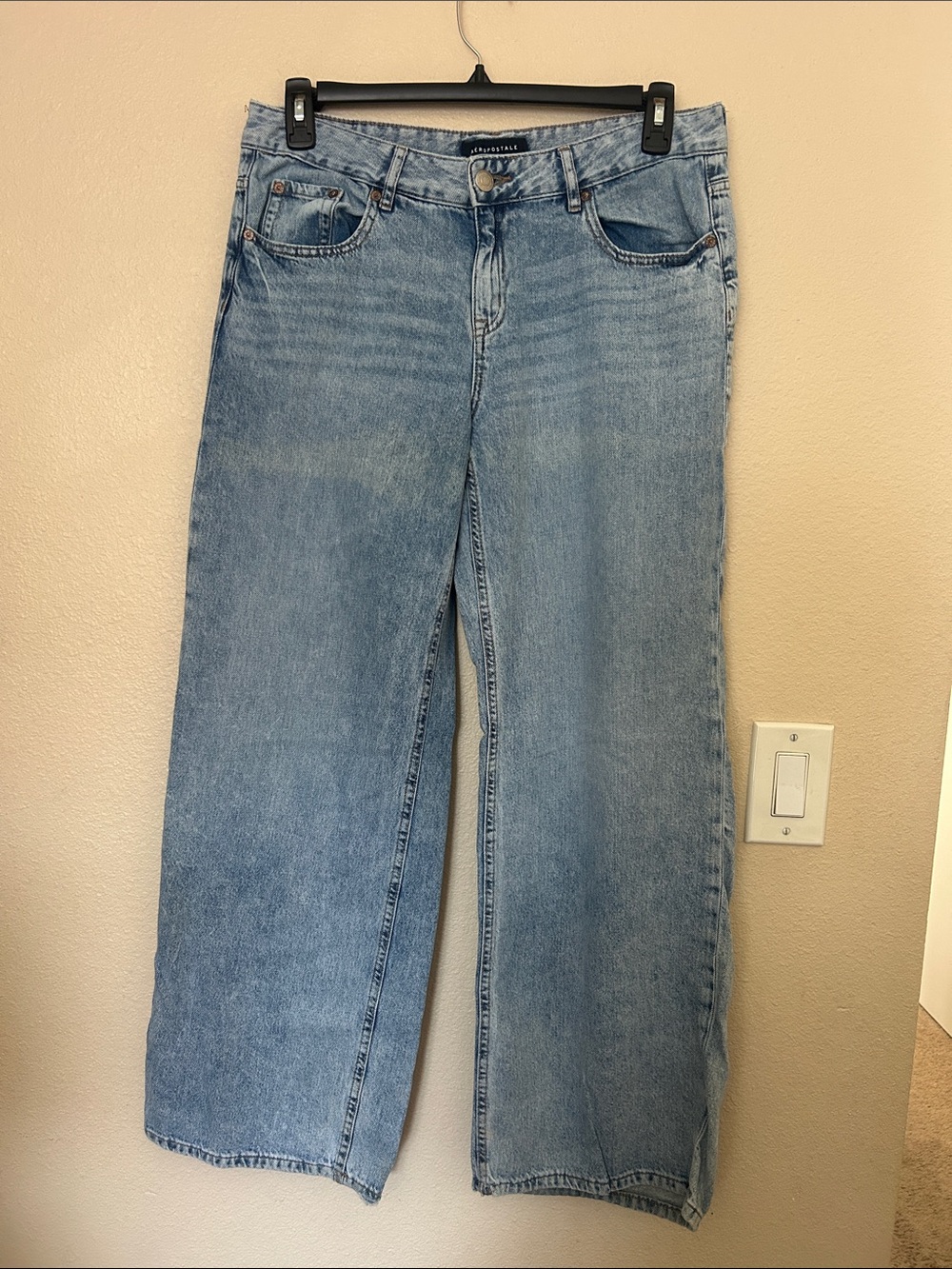 Aeropostale Light Blue Wide Leg Women's Jeans